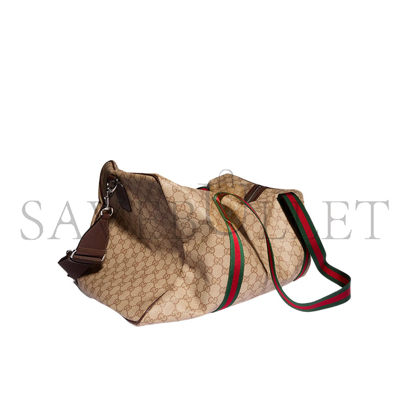 GUCCI MEDIUM DUFFLE BAG WITH WEB A00BC5 (47*30*27cm)